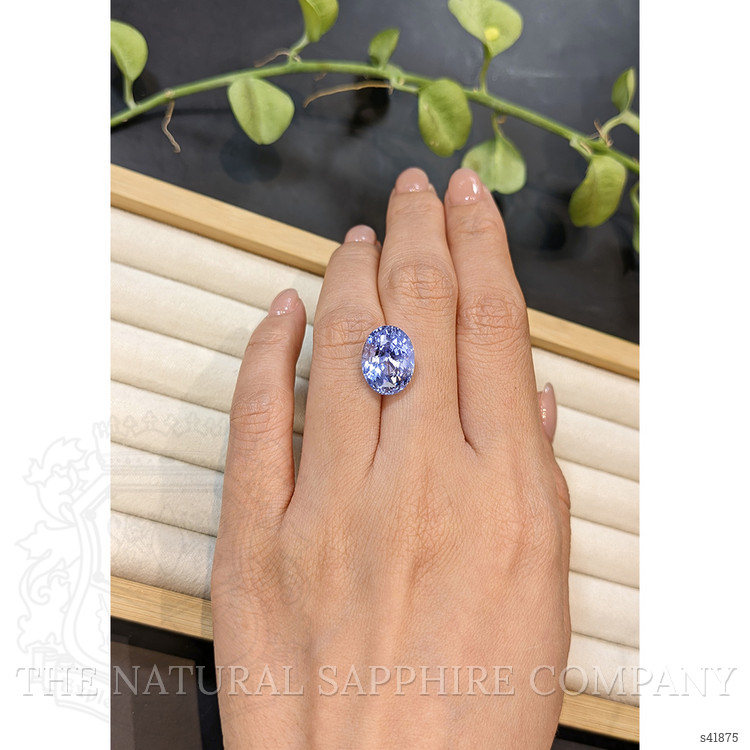 10.65 Ct. Blue Sapphire from Ceylon (Sri Lanka)