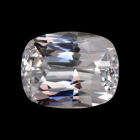 7.42 Ct. White Sapphire from Ceylon (Sri Lanka) Video