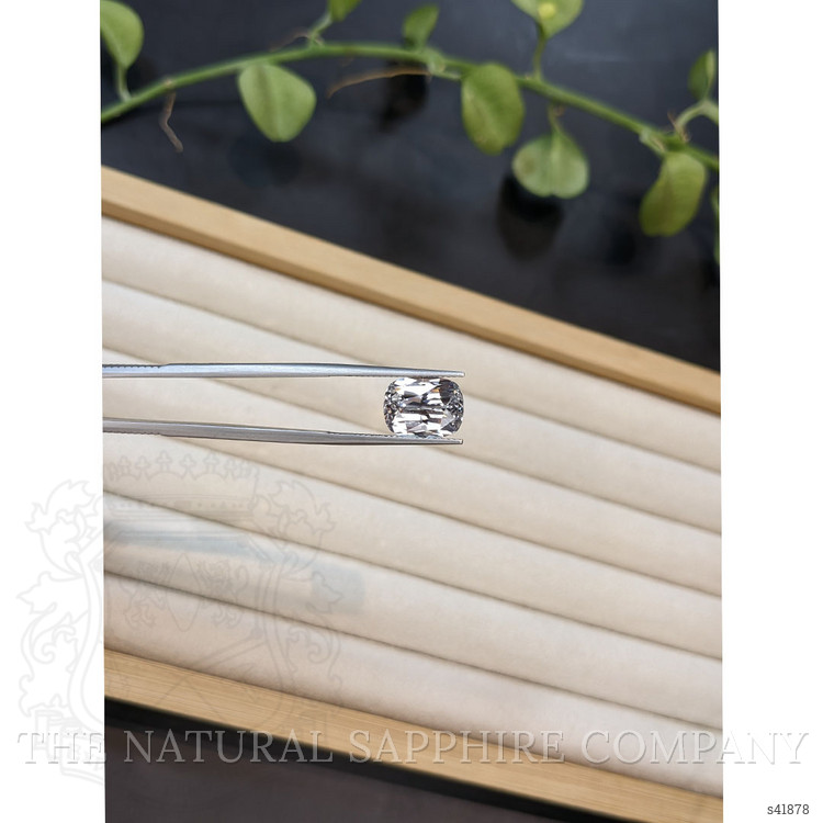 7.42 Ct. White Sapphire from Ceylon (Sri Lanka)