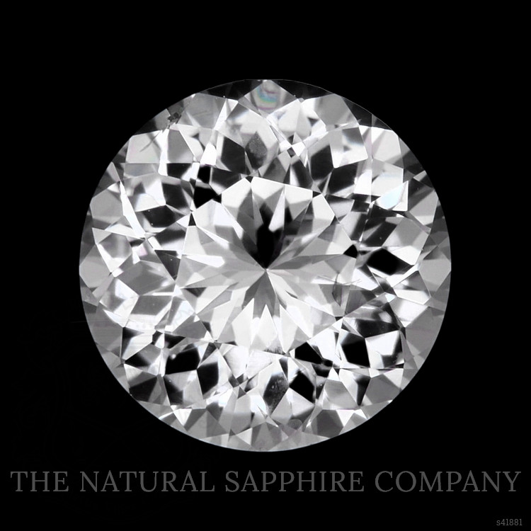 5.66 Ct. White Sapphire from Ceylon (Sri Lanka)