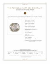 4.86 Ct. Grey Sapphire from Madagascar Scan Report