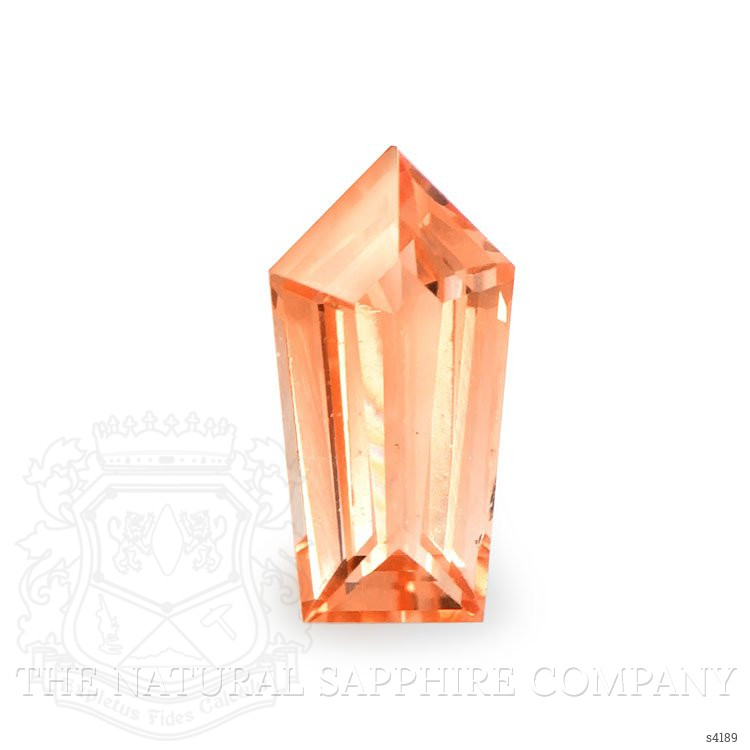 0.55 Ct. Peach Sapphire from Ceylon (Sri Lanka)