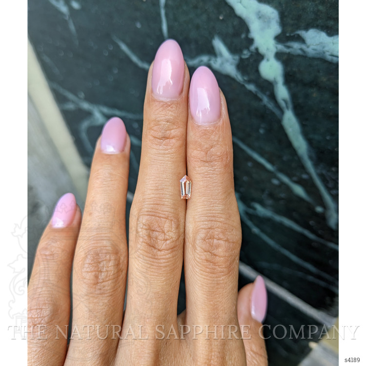 0.55 Ct. Peach Sapphire from Ceylon (Sri Lanka)