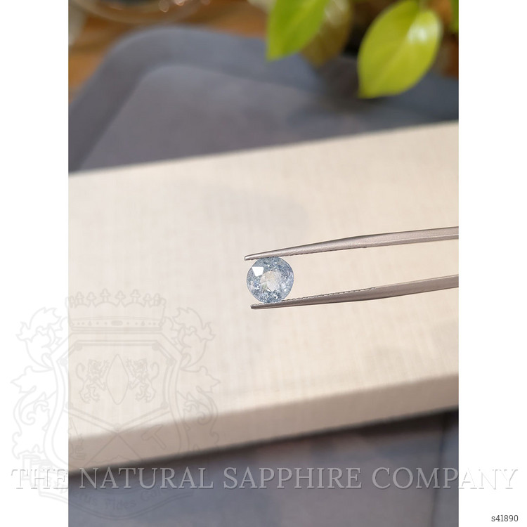 2.13 Ct. Bluish Grey Sapphire from Burma (Myanmar)