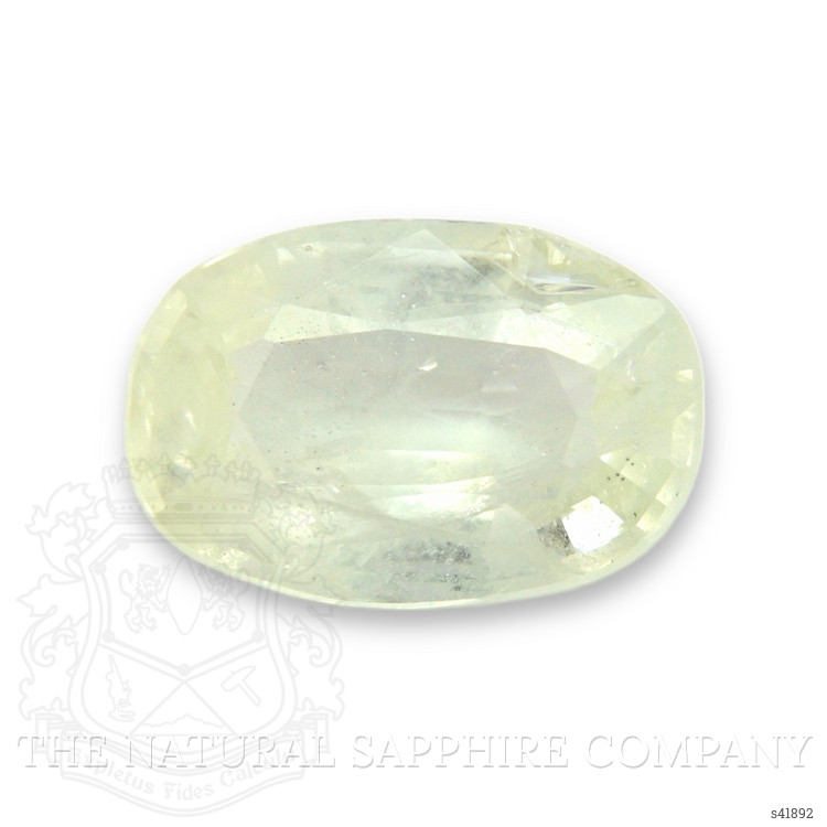 1.80 Ct. Greenish Yellow Sapphire from Burma (Myanmar)