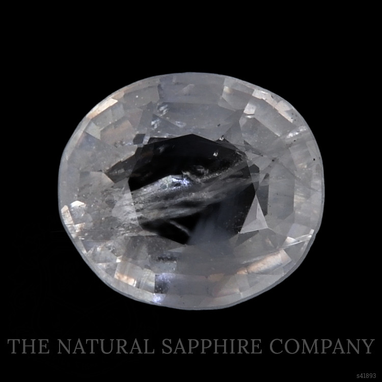 0.80 Ct. White Sapphire from Burma (Myanmar)