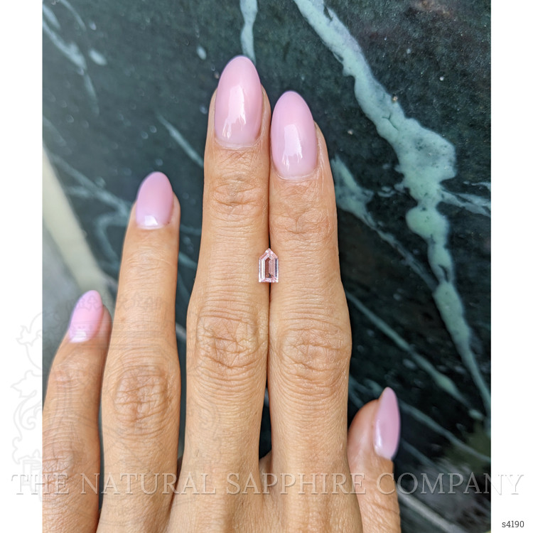 0.58 Ct. Peach Sapphire from Ceylon (Sri Lanka)