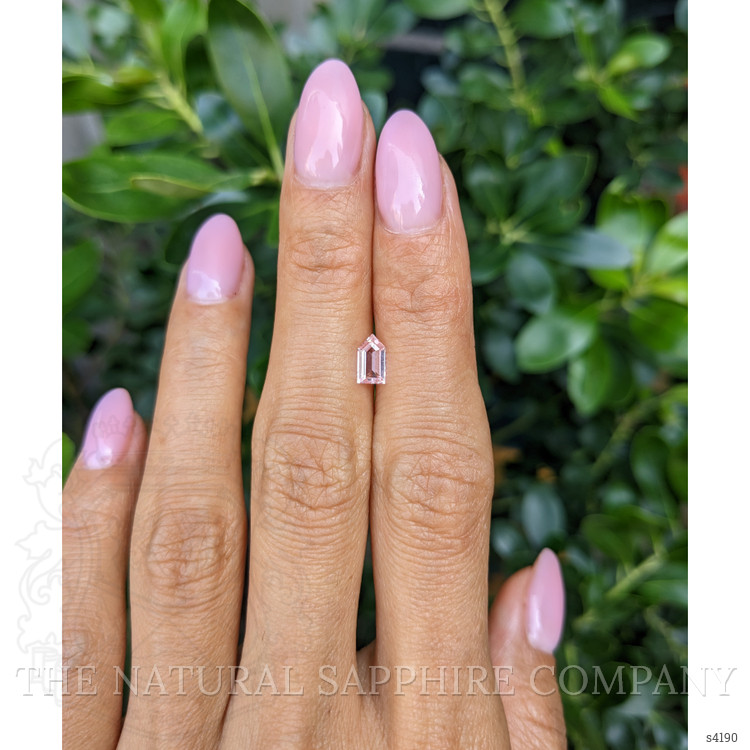 0.58 Ct. Peach Sapphire from Ceylon (Sri Lanka)