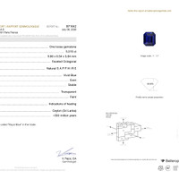5.01 Ct. Blue Sapphire from Ceylon (Sri Lanka) Pdf