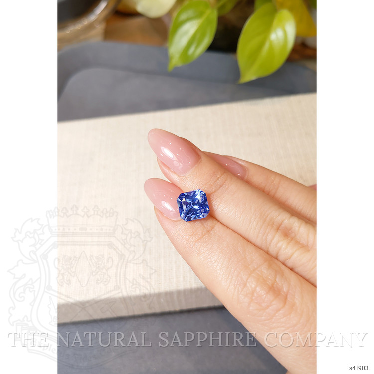 4.06 Ct. Blue Sapphire from Ceylon (Sri Lanka)