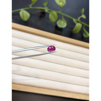 2.54 Ct. Purplish Pink Sapphire from Ceylon (Sri Lanka) Life Style