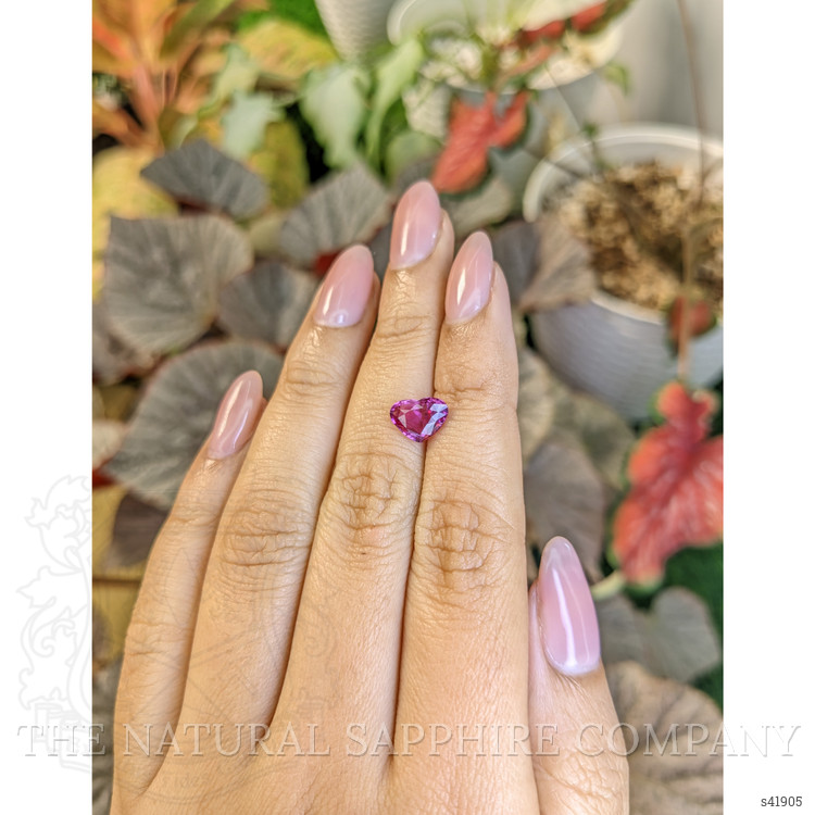 2.02 Ct. Purplish Pink Sapphire from Ceylon (Sri Lanka)