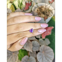 1.54 Ct. Pinkish Purple Sapphire from Ceylon (Sri Lanka) Life Style