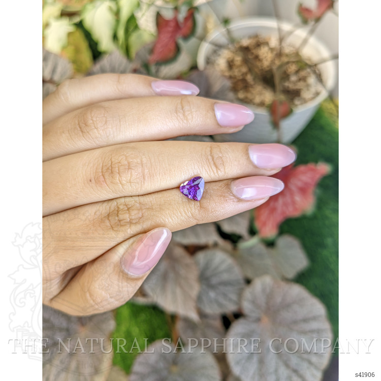 1.54 Ct. Pinkish Purple Sapphire from Ceylon (Sri Lanka)
