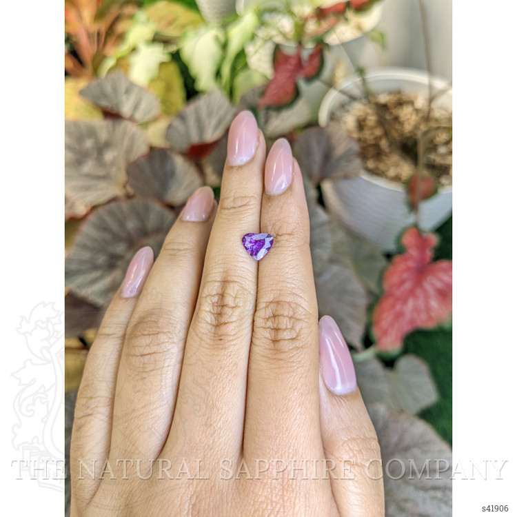 1.54 Ct. Pinkish Purple Sapphire from Ceylon (Sri Lanka)