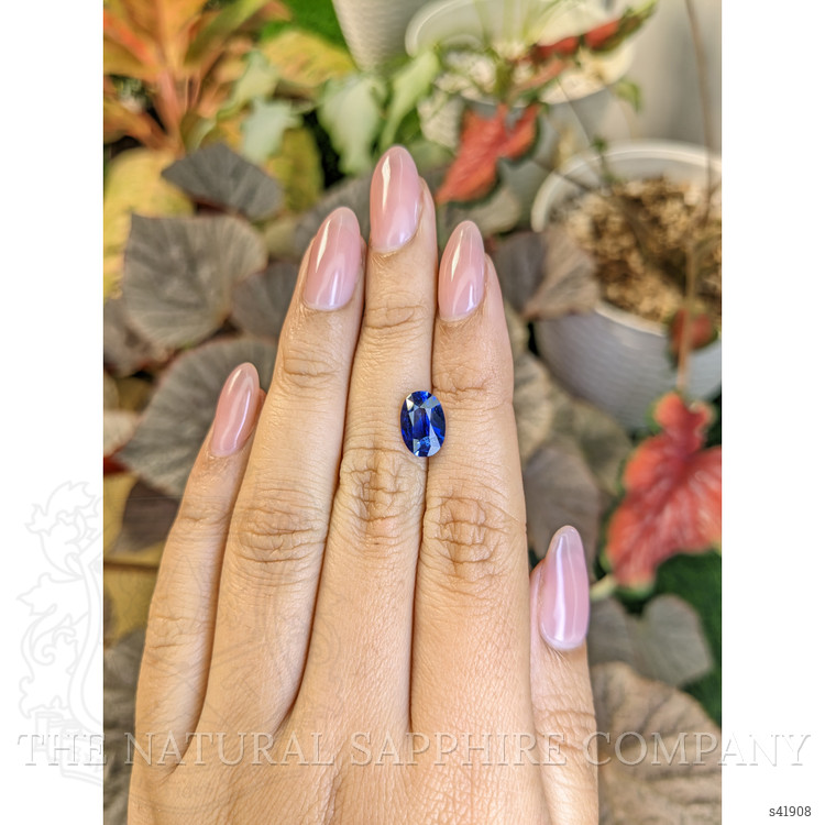 2.54 Ct. Blue Sapphire from Ceylon (Sri Lanka)