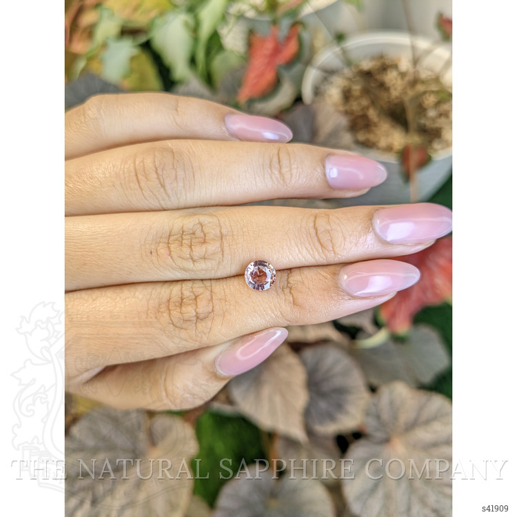 1.23 Ct. Peach Sapphire from Ceylon (Sri Lanka)