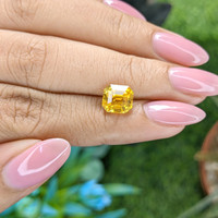 3.10 Ct. Yellow Sapphire from Ceylon (Sri Lanka) Life Style