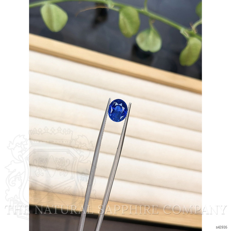 3.70 Ct. Blue Sapphire from Ceylon (Sri Lanka)