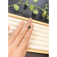2.20 Ct. Bluish Green Sapphire from Ceylon (Sri Lanka) Life Style