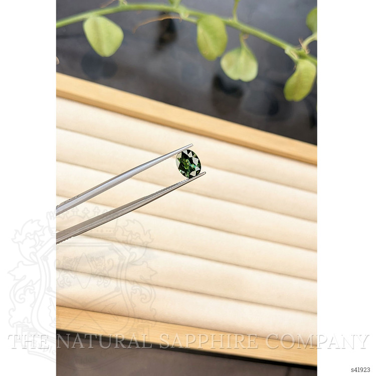 2.20 Ct. Bluish Green Sapphire from Ceylon (Sri Lanka)