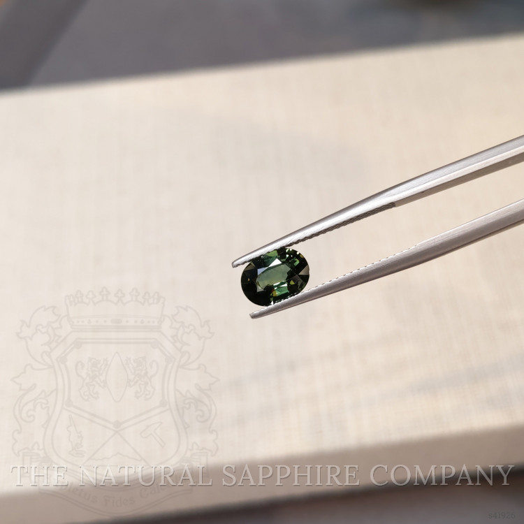 1.51 Ct. Green Sapphire from Ceylon (Sri Lanka)