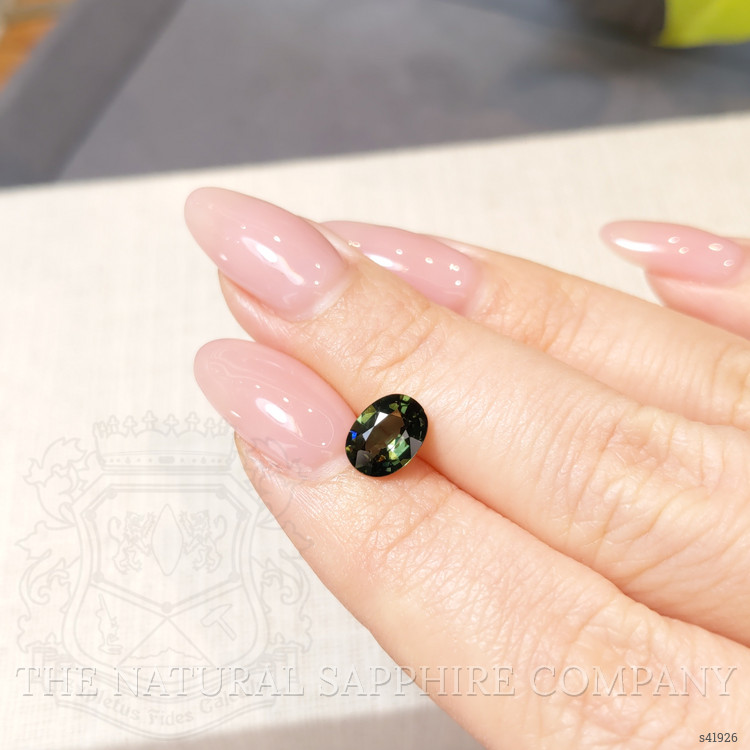 1.51 Ct. Green Sapphire from Ceylon (Sri Lanka)