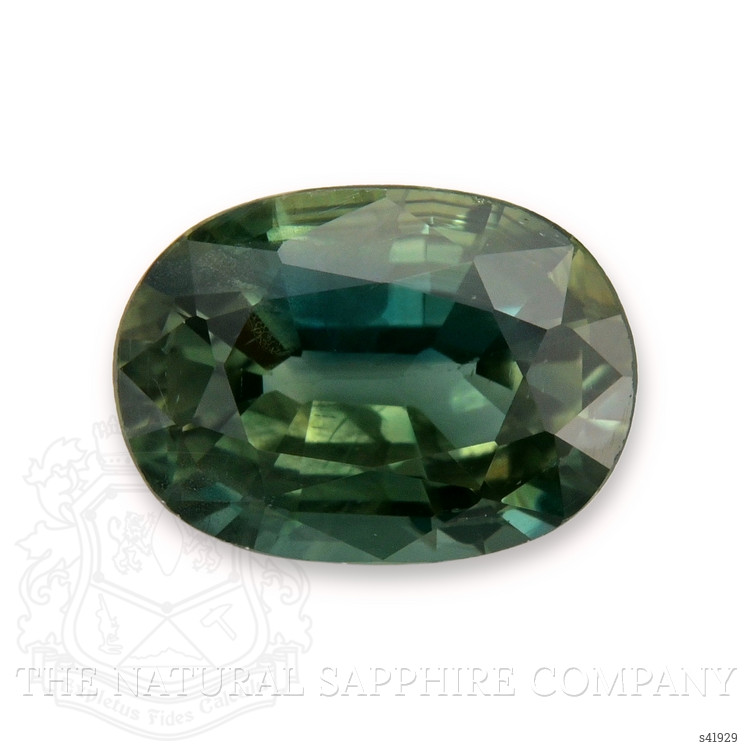 1.42 Ct. Bluish Green Sapphire from Ceylon (Sri Lanka)