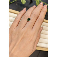 1.42 Ct. Bluish Green Sapphire from Ceylon (Sri Lanka) Life Style