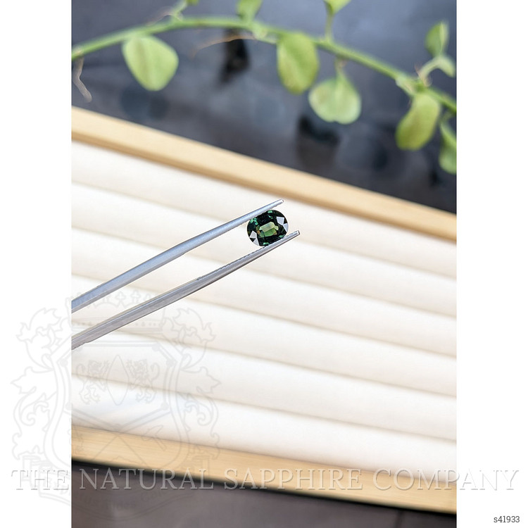 1.20 Ct. Bluish Green Sapphire from Ceylon (Sri Lanka)