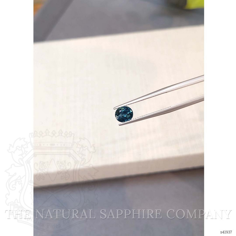 1.25 Ct. Greenish Blue Sapphire from Ceylon (Sri Lanka)