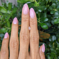0.60 Ct. Peach Sapphire from Ceylon (Sri Lanka) Life Style