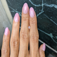 0.60 Ct. Peach Sapphire from Ceylon (Sri Lanka) Life Style