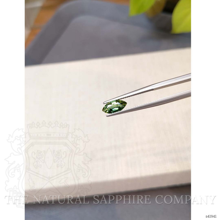 1.20 Ct. Yellowish Green Sapphire from Ceylon (Sri Lanka)