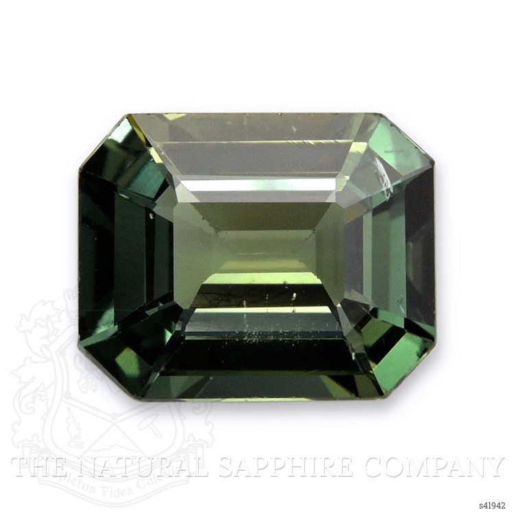 0.81 Ct. Green Sapphire from Ceylon (Sri Lanka)