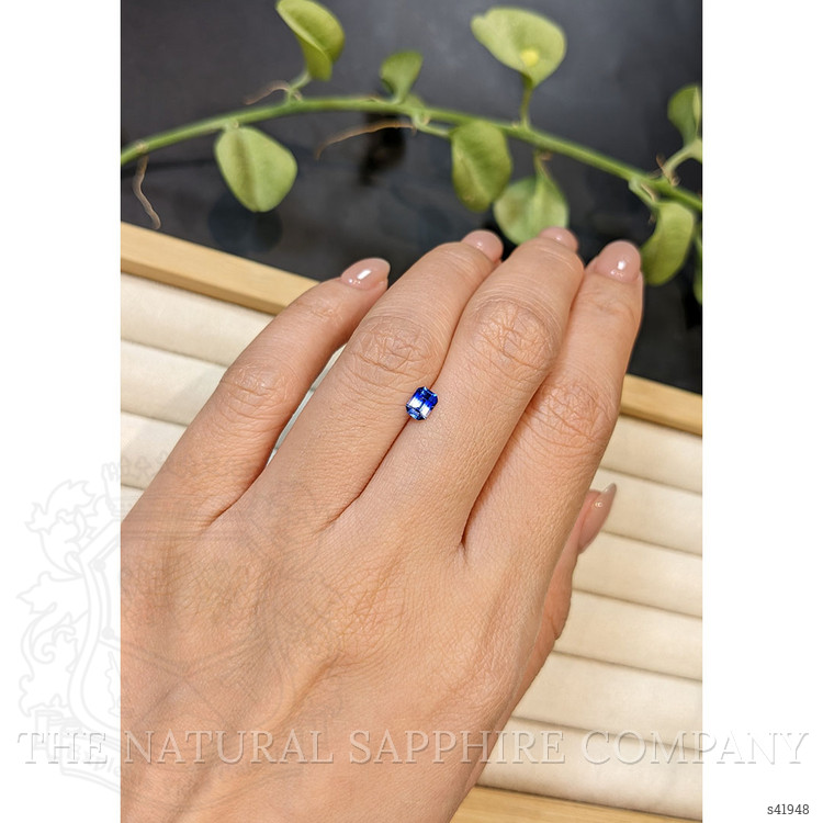 0.45 Ct. Bi Color / Parti Sapphire from Ceylon (Sri Lanka)
