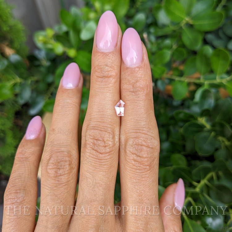 0.61 Ct. Peach Sapphire from Ceylon (Sri Lanka)
