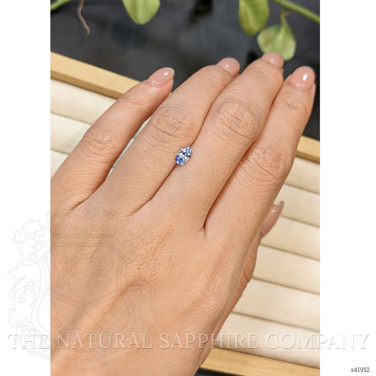 0.59 Ct. Bi Color / Parti Sapphire from Ceylon (Sri Lanka)