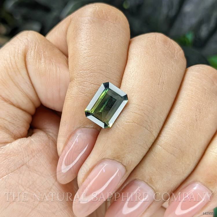 3.60 Ct. Bluish Green Sapphire from Madagascar