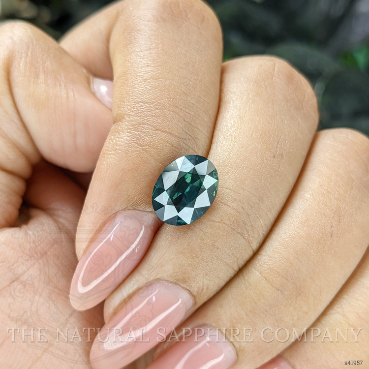 3.13 Ct. Greenish Blue Sapphire from Madagascar