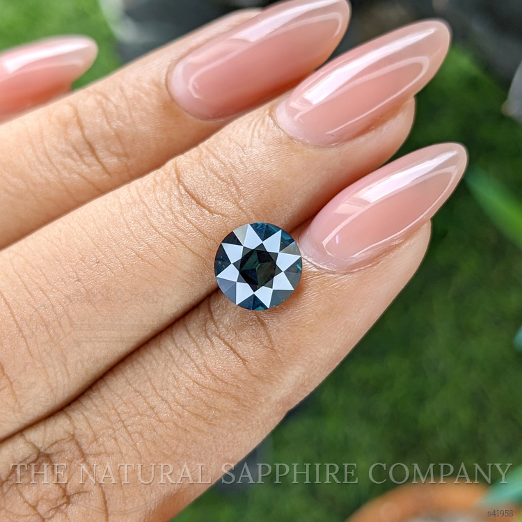 2.64 Ct. Bluish Green Sapphire from Madagascar