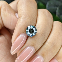 2.64 Ct. Bluish Green Sapphire from Madagascar Life Style