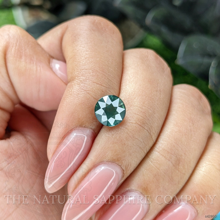 2.52 Ct. Bluish Green Sapphire from Madagascar