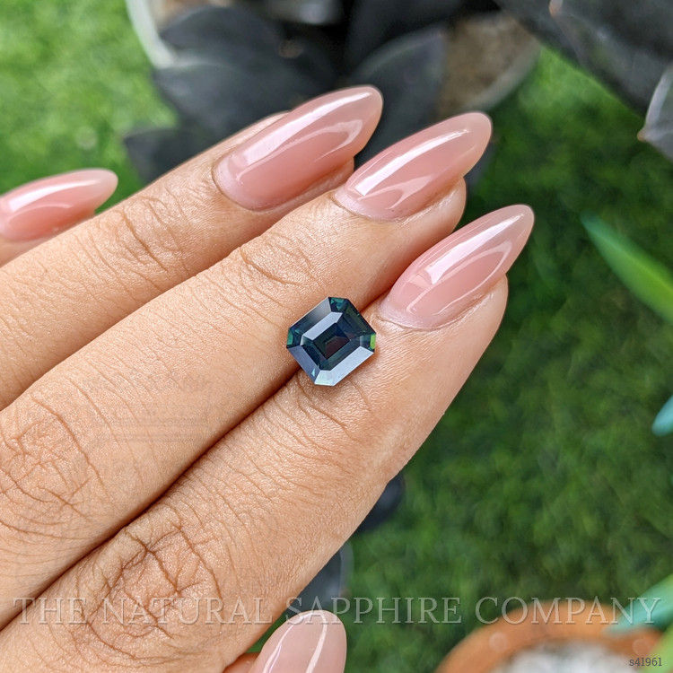 2.26 Ct. Bluish Green Sapphire from Madagascar