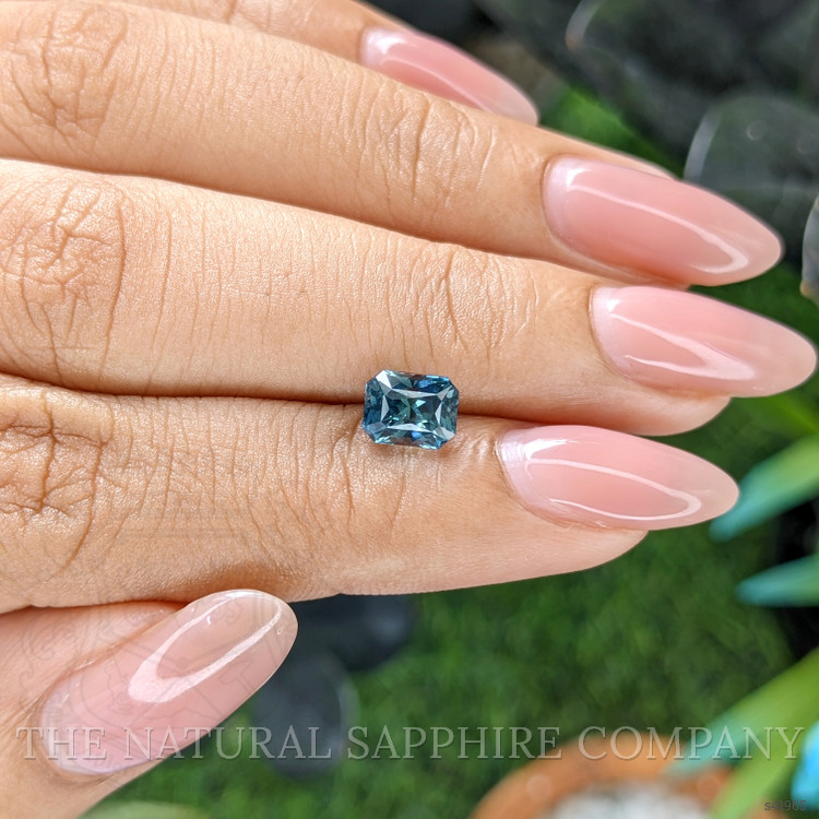 1.66 Ct. Greenish Blue Sapphire from Madagascar