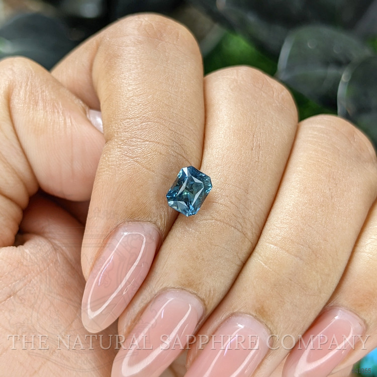 1.66 Ct. Greenish Blue Sapphire from Madagascar