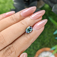 1.58 Ct. Bi Color / Parti Sapphire from Madagascar Life Style
