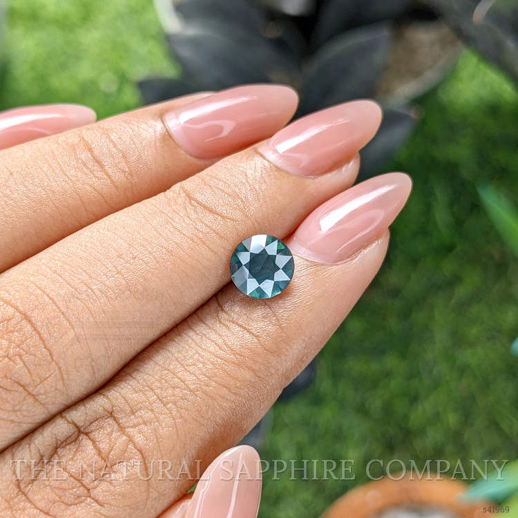 1.72 Ct. Greenish Blue Sapphire from Madagascar