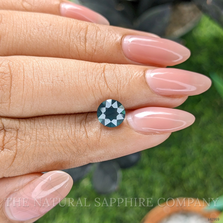 1.72 Ct. Greenish Blue Sapphire from Madagascar