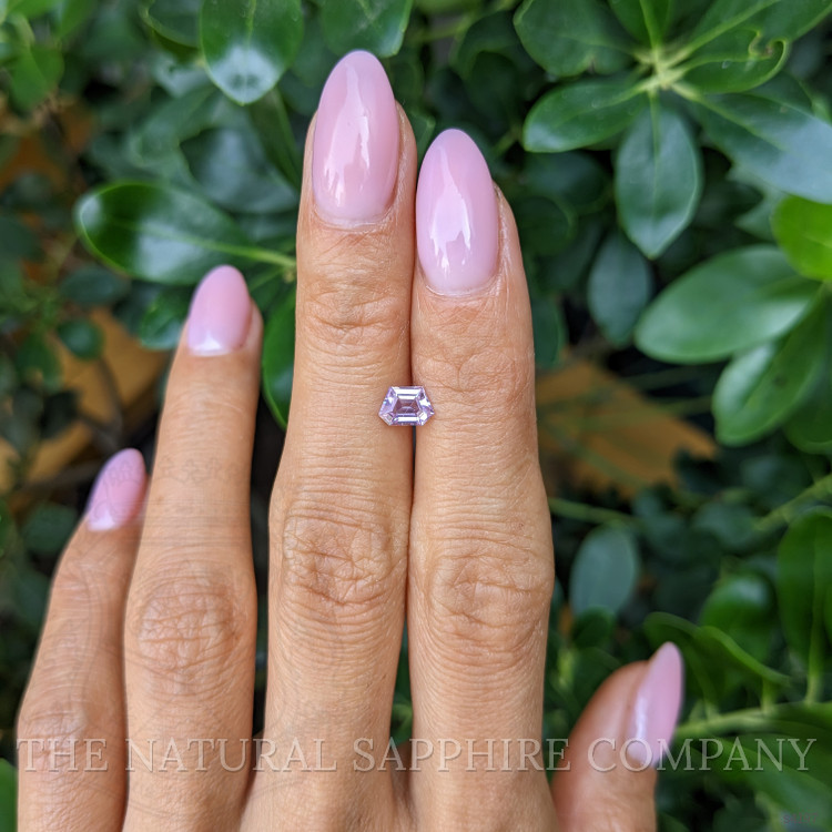 0.63 Ct. Purple Sapphire from Ceylon (Sri Lanka)
